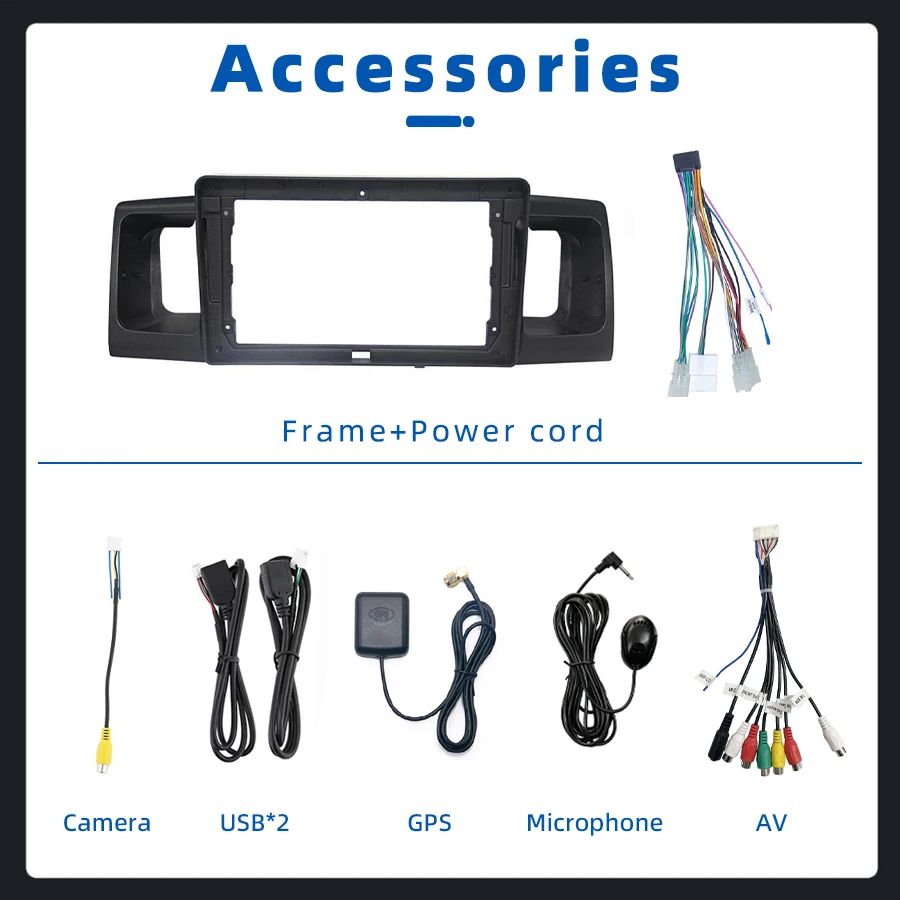 Android 13 2+32GB Car Radio for Toyota Corolla EX 2000-2013 Stereo Carplay Auto IPS Screen Wifi DSP GPS Car Navigation - Image 3