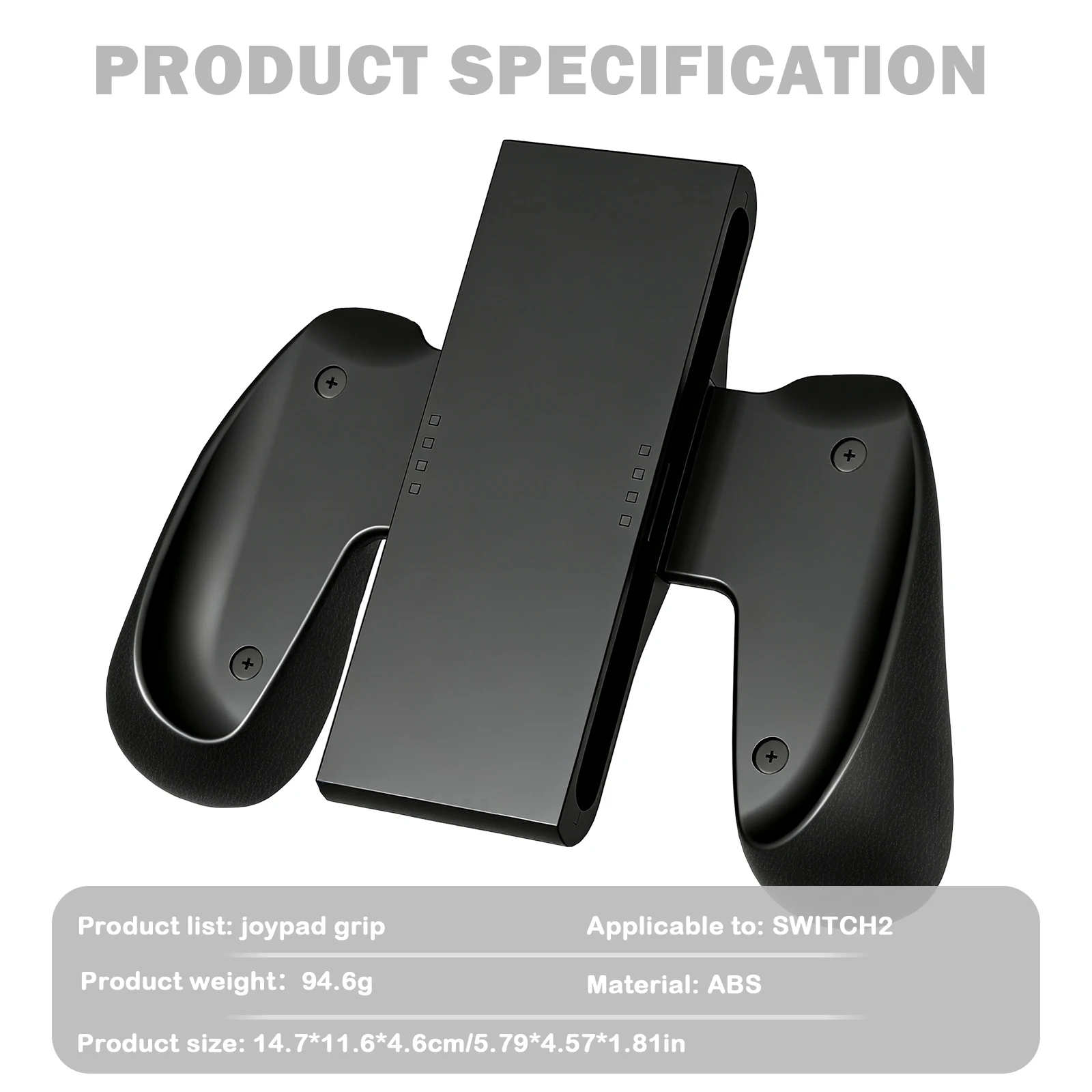 Gaming Grip Handle NS2 Controller Handle Bracket Support for Nintendo Switch 2 Joy-con Joystick Pack of 5 - Image 4