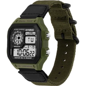 OEM Digital Sports Watch Electronic Plastic Digital Wrist Watch Waterproof LED Display Alarm Stopwatch Wholesale
