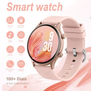 Smartwatch Unisex TFT Waterproof IP68 Sports ECG Heart Rate Monitor Answer Calls Calendar Fitness Tracker 5-10 Days Battery Life Pack of 2