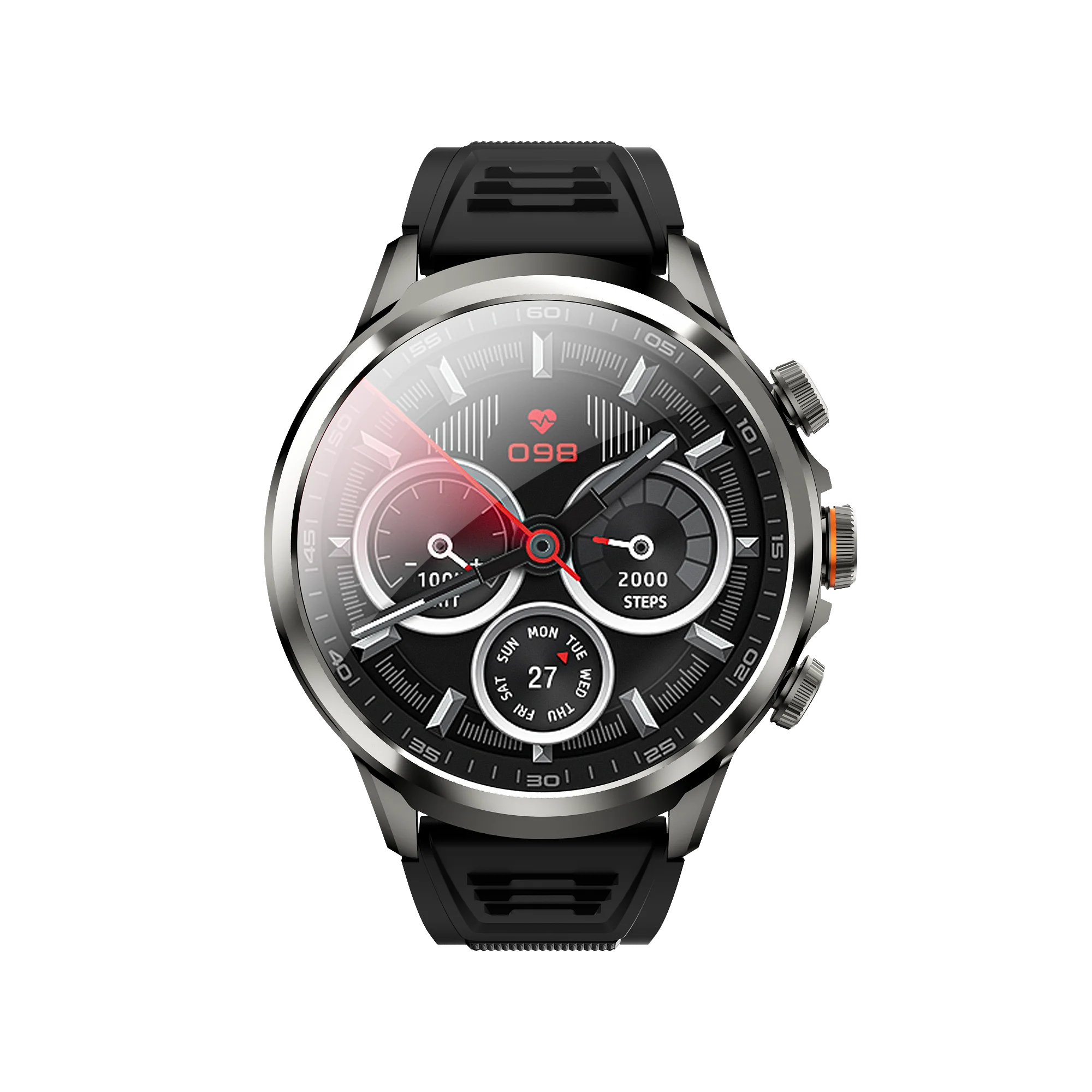 Wonlex MT108 Amoled 4G Android Watch GPS Tracker Watch Sim Card SOS WIFI 3+32GB Camera Step Heart Rate Sport Watch for Men - Image 2