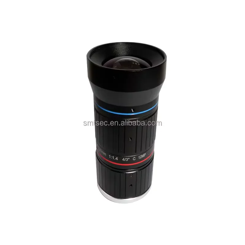 Professional 12MP 20mm F1.4 C-Mount Lens, 4K Low Distortion ITS/CCTV Lens for Machine Vision & Industrial Camera - Image 2