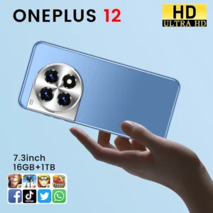 Unlocked 4G 5G Smartphone One Plus12 7.3 Inch Deca Core Mobile Phones Android Cellphone