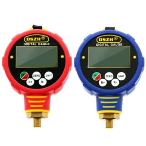 WK-688H/L Electronic Fluoride Adding Meter Digital Pressure Gauge Display Adding Liquid Meter Head Air Conditioner Refrigerant Pack of 2