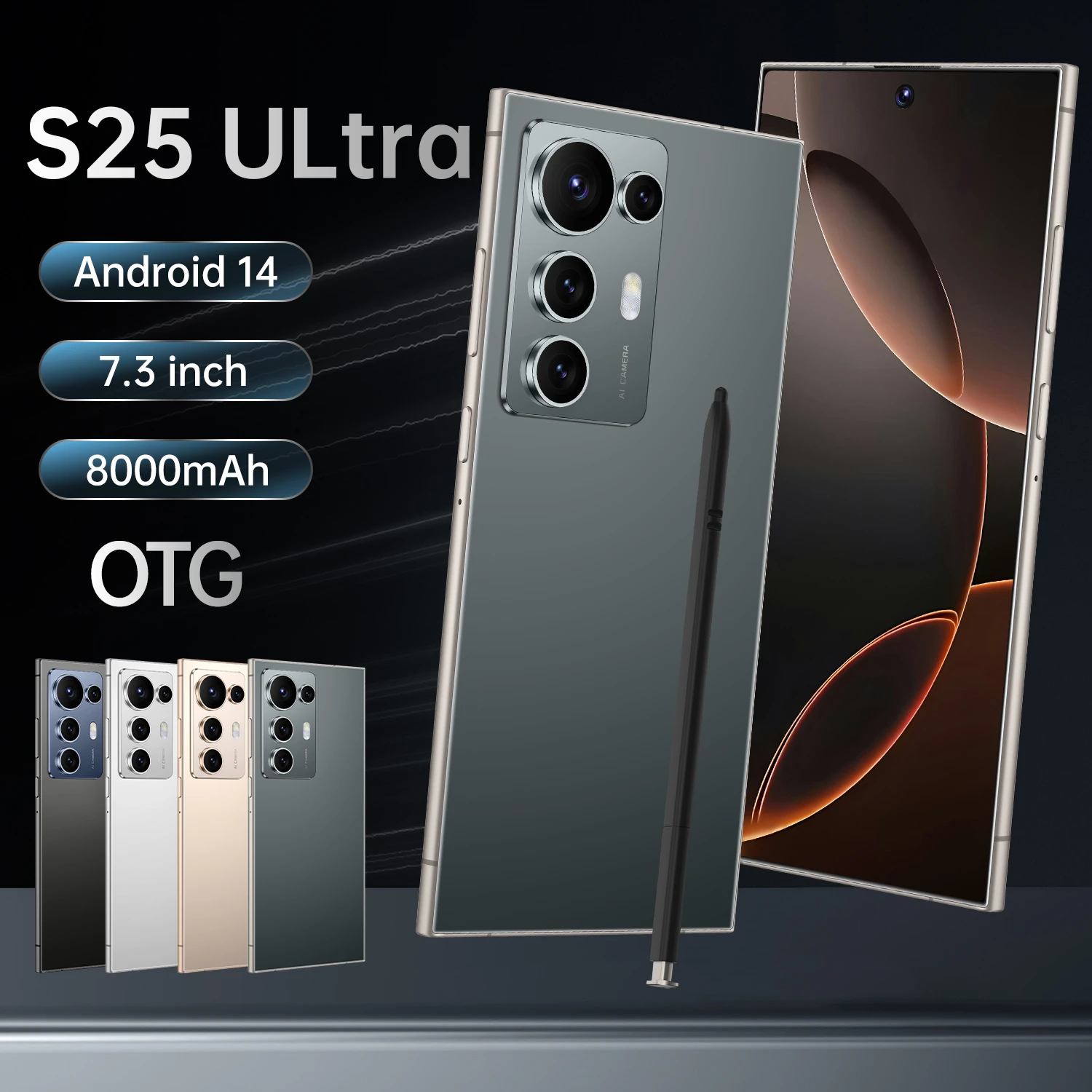 Value Deal Phones S25 U Smartphones 16gb+1tb 5g Dual Sim Cellphone Mobile Phone