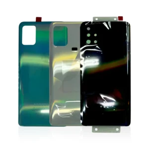 Replacement for Samsung Galaxy A51 Housing Battery Back Glass Cover Compatible Battery Rear Case Door Glass Repair Parts Pack of 2