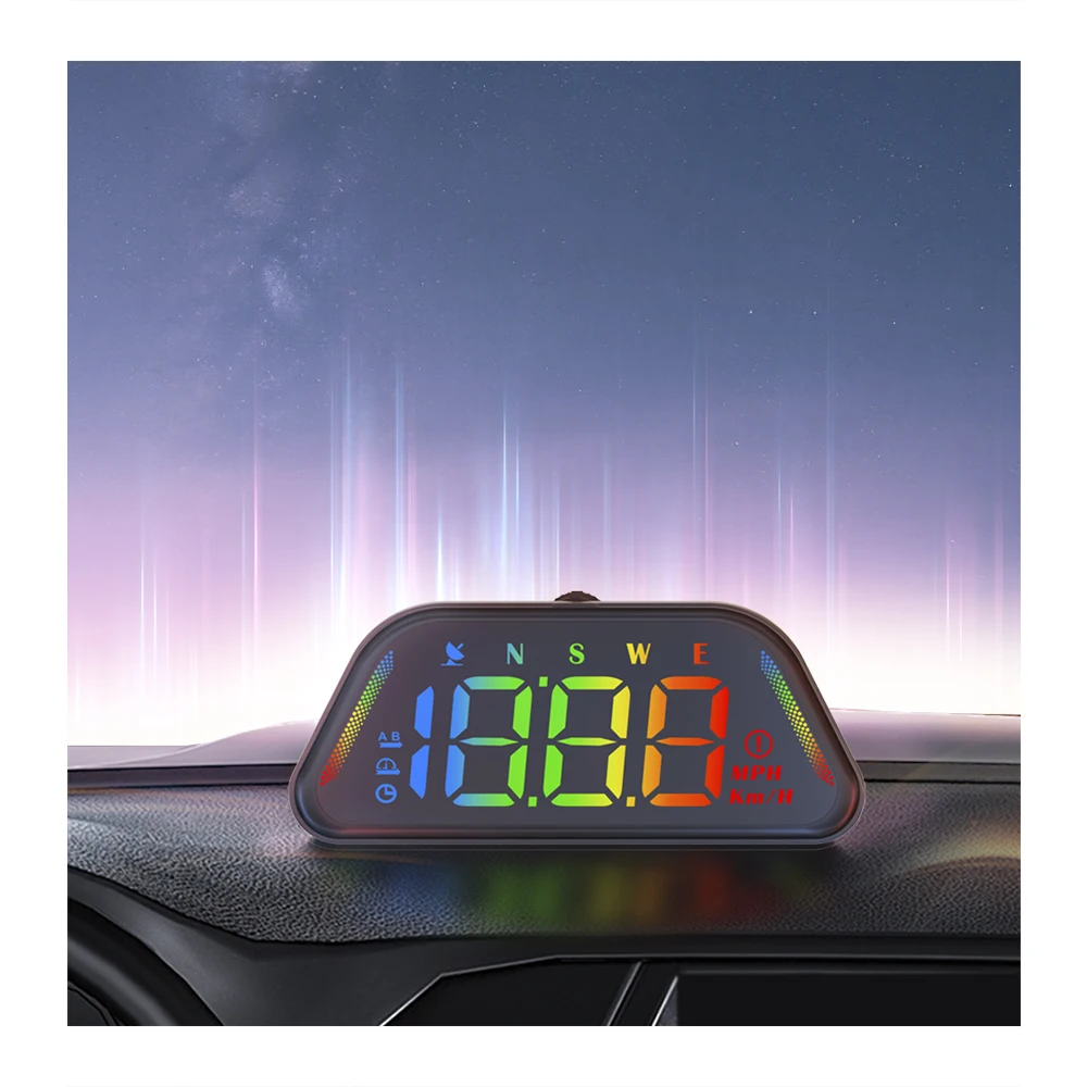 Hud G23 USB Plug and Play Light Compress Auto Meter Head up Displays Auto Electronics GPS Speedometer Car Accessories