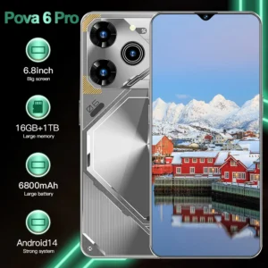 Pova 6 Pro Phone 5G Smartphone with 16GB RAM 1TB Storage Long Battery Life Dual SIM Compatibility Android 14 OS