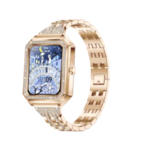 I98 Smart Watch for Women With Diamonds 1.59 Inch BT Call Heart Rate Monitor Fashion Smartwatch for Ladies Trend Product Pack of 5