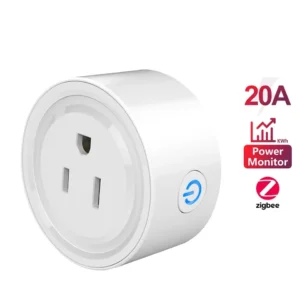 2025 NEW 20A Tuya Smart Wifi ZigBee Socket Plug US Control Outlet Energy Monitoring Outlet