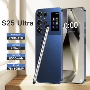 Real High Quality S25 Ultra 22GB+1TB Big Storage 7.3Inch Big Screen Unlocked 5G Android 15 Dual SIM Mobile Phone