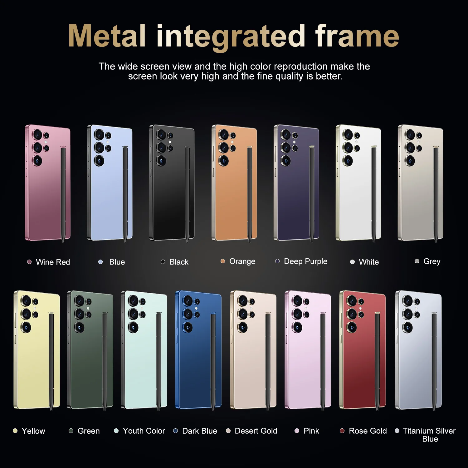 Real High Quality Best Selling S25 Ultra 22GB+1TB 5G Android 15 Unlock 108MP Long Standby Big Battery Gaming Mobile PhoneS - Image 4