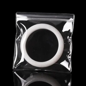 CSMD Chinese Manufacturers 8x12cm Personal logo Accept Wholesale Pvc Material Waterproof Ziplock Transparent Jewelry Plastic Bag