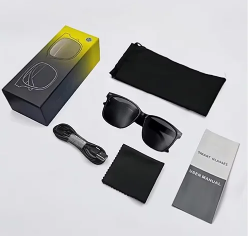 Innovative Photo Control Color-Changing Smart Glasses, Wireless BT Audio Eyewear with Voice Assistant Pack of 3 - Image 3