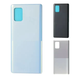 Battery Cover Black Blue Silver Back Housing+Rear Camera Lens for Samsung A71 5G A716F A716 Replacement Pack of 40