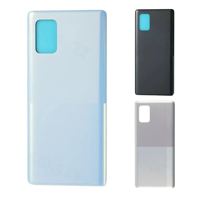 Battery Cover Black Blue Silver Back Housing+Rear Camera Lens for Samsung A71 5G A716F A716 Replacement Pack of 40