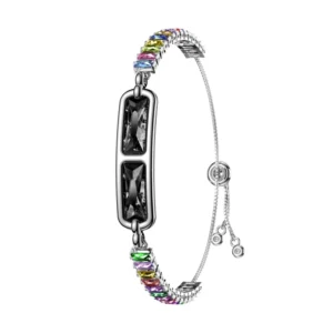 New Style Fashion Colored Diamond Sport Sleep Oxygen Sensor IP68 Waterproof Smart Bracelet Watch for Android and IOS System