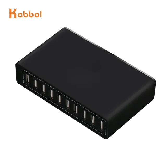 Phone Accessories Usb Multiple Charger 10 Port 5V/12A 60W Desktop Portable Multi Port USB Charger - Image 2