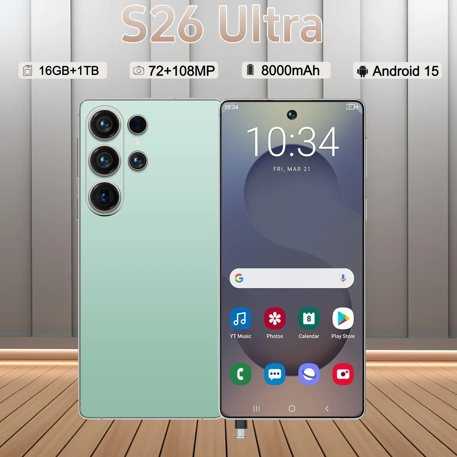 Factory-direct Mobile Phones Android 15 TOEM t 16+1TB SD Card SIM Card Wi-Fi Business Tablet for Work, Entertainment and Gaming - Image 3