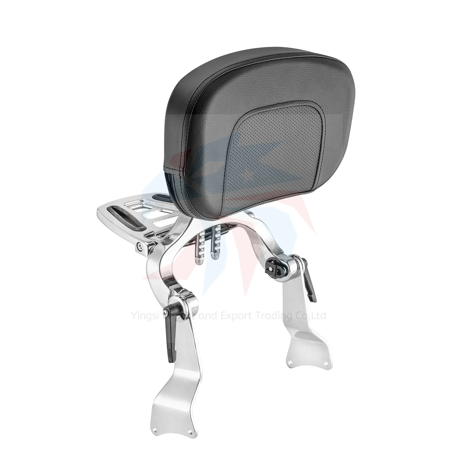 Motorcycle Adjustable Multi-Purpose Sissy Bar Backrest for Harley Touring Road King Street Glide 09-13