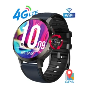 DM82 4G Sim Smart Watch Relojes 1.75 Inch AMOLED Screen HD Rotating Camera Video Call Battery Android Waterproof Smartwatch