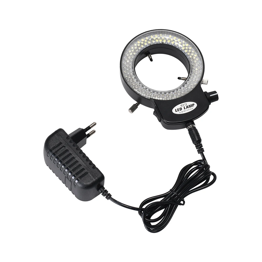 Adjustable 6500K 144 LED Ring Light Illuminator for Stereo Microscope & Camera - Image 2
