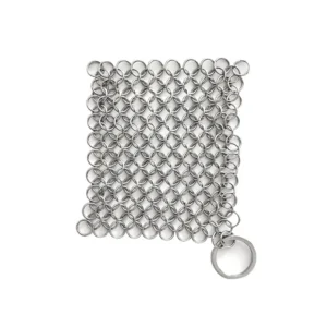 Wholesale 316 Stainless Steel 10mm X 1.2mm Corrosion Resistant Eco-Friendly Silver Weave Ring Wire Mesh Sponges Scouring Pads
