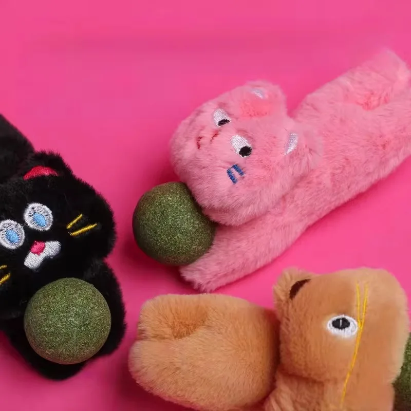 Wholesale Eco-Friendly Cute Plush Cat Toy Resistant to Catnip and Scratching for Teeth Grinding Pet Chew Supplies Pack of 5 - Image 4