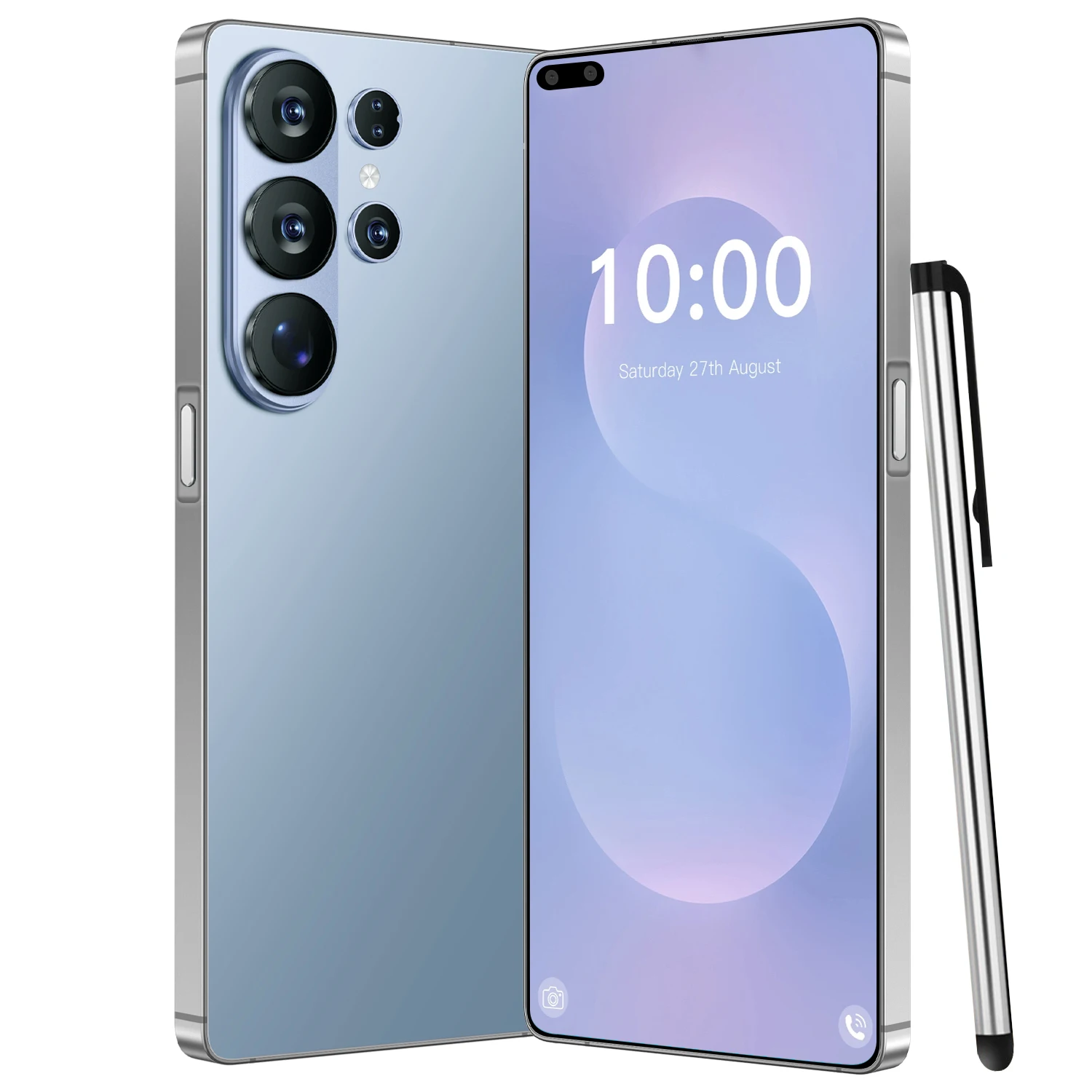 Vivid Colors S26 Ultra 5G Smartphone 7.3 Inch 2K 16GB+1TB Android 15 Deca Core Global Version Dual SIM Mobile Phones