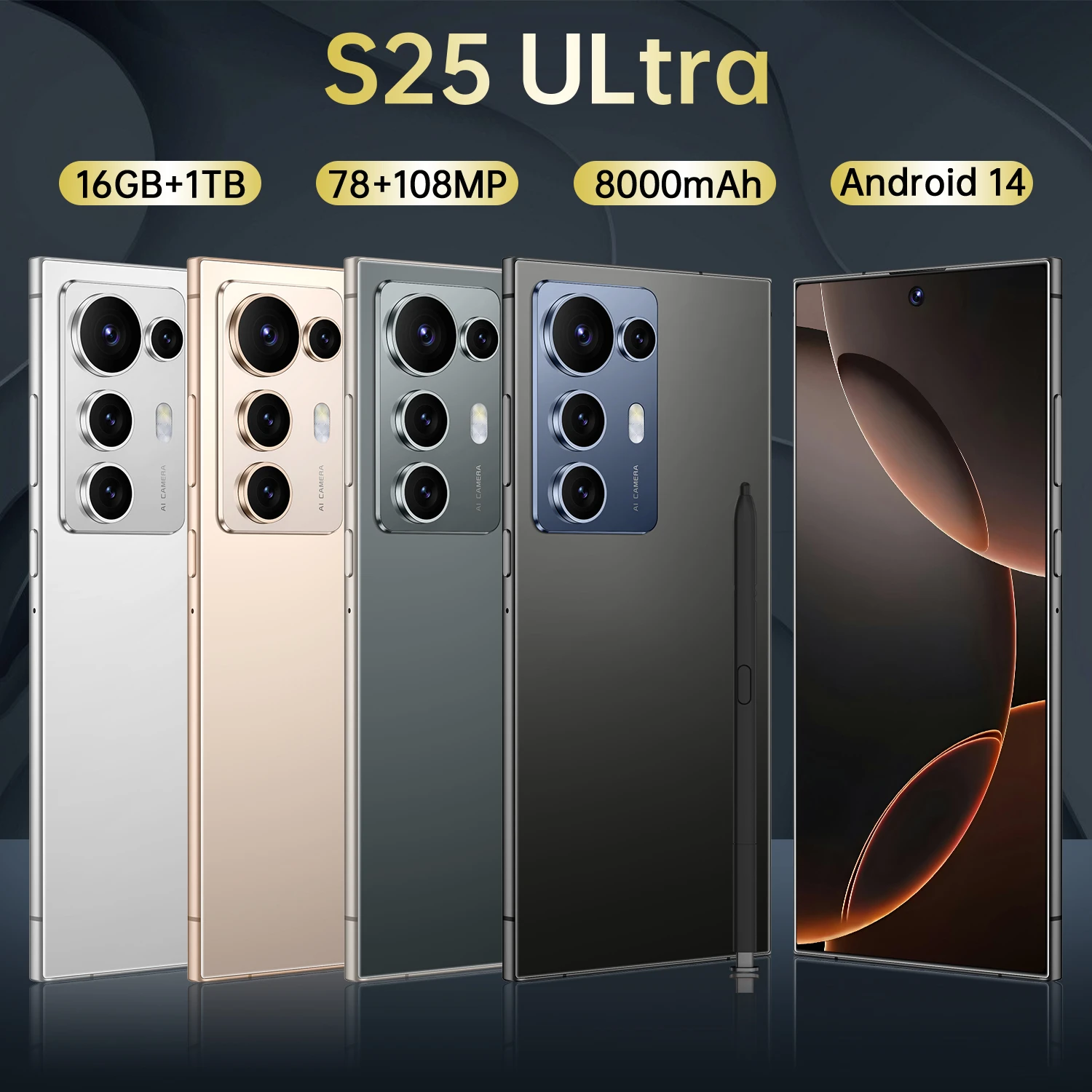 Value Deal Phones S25 U Smartphones 16gb+1tb 5g Dual Sim Cellphone Mobile Phone - Image 4