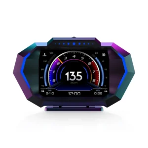 Universal OBD+GPS HUD Smart Gauge P24 Car OBD Head up Display HUD on Board Computer 12 Kinds of Language