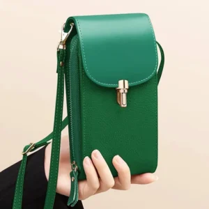 Factory wholesale custom mobile phone bag women's bag new messenger bag high sense leather small satchel change purse Pack of 10