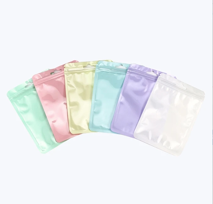Wholesales Clear Front Three Sides Sealing Bags Plastic Reusable Zip Lock Food Storage Pouches Bags Zip Lock Bags Pack of 500 - Image 3