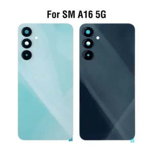 Phone OEM Back Cover for Samsung A16 5G Phone Back Housing+Rear Camera Lens +Tap Replacement Not Battery Back Cover