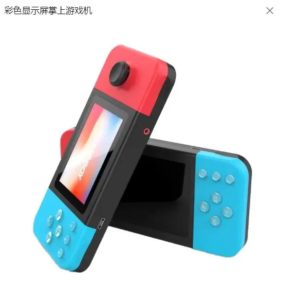 New 500 Built in Games Classic 3.0 Inch D20 Handheld Game Player Retro D20 Video Game Console Support Tv Output for Kids