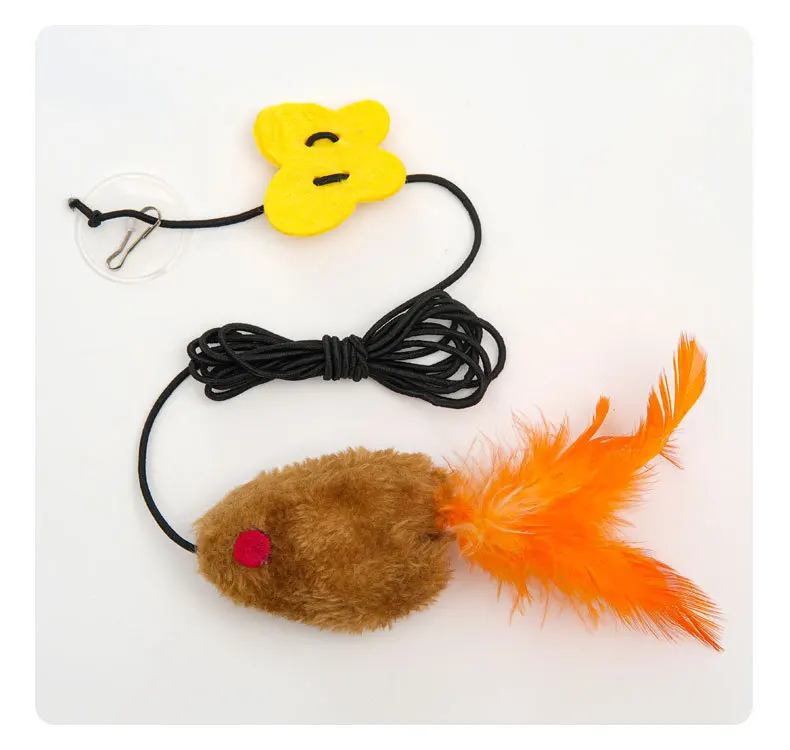 Modern Intelligent Self-Hi Cat Toy Electric Yo-Yo Retractable Automatic Lifting Door Hanging Plastic Stick to Relieve Boredom Pack of 10 - Image 4