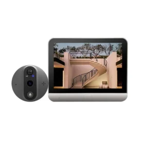 2025 Tuya New Battery Two Way Audio IR Night Vision PIR Motion Detection Video Record Peephole Doorbell Digital Camera