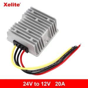 24V to 12V Dc Step Down Converte 20A Dc Transformer 9Vdc-36Vdc to 12Vdc Dc Step Down Buck Converter for Golf Car Power Adapter