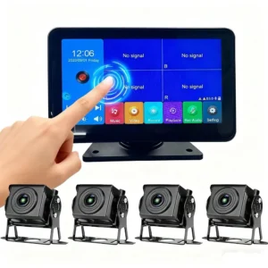 7 Inch Universal Multimedia Touch Screen Reverse Camera for Cars and Trucks Waterproof Dashboard AHD Carcam Image Sensor