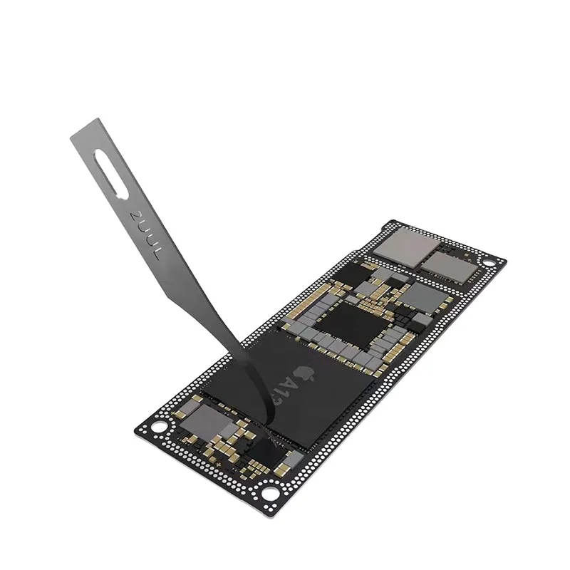 2UUL 4-in-1 Mobile Phone Repair Blade CPU Chip Glue Removal Knife Motherboard PCB Bottom Clean Scraping Tool Pack of 10 - Image 4