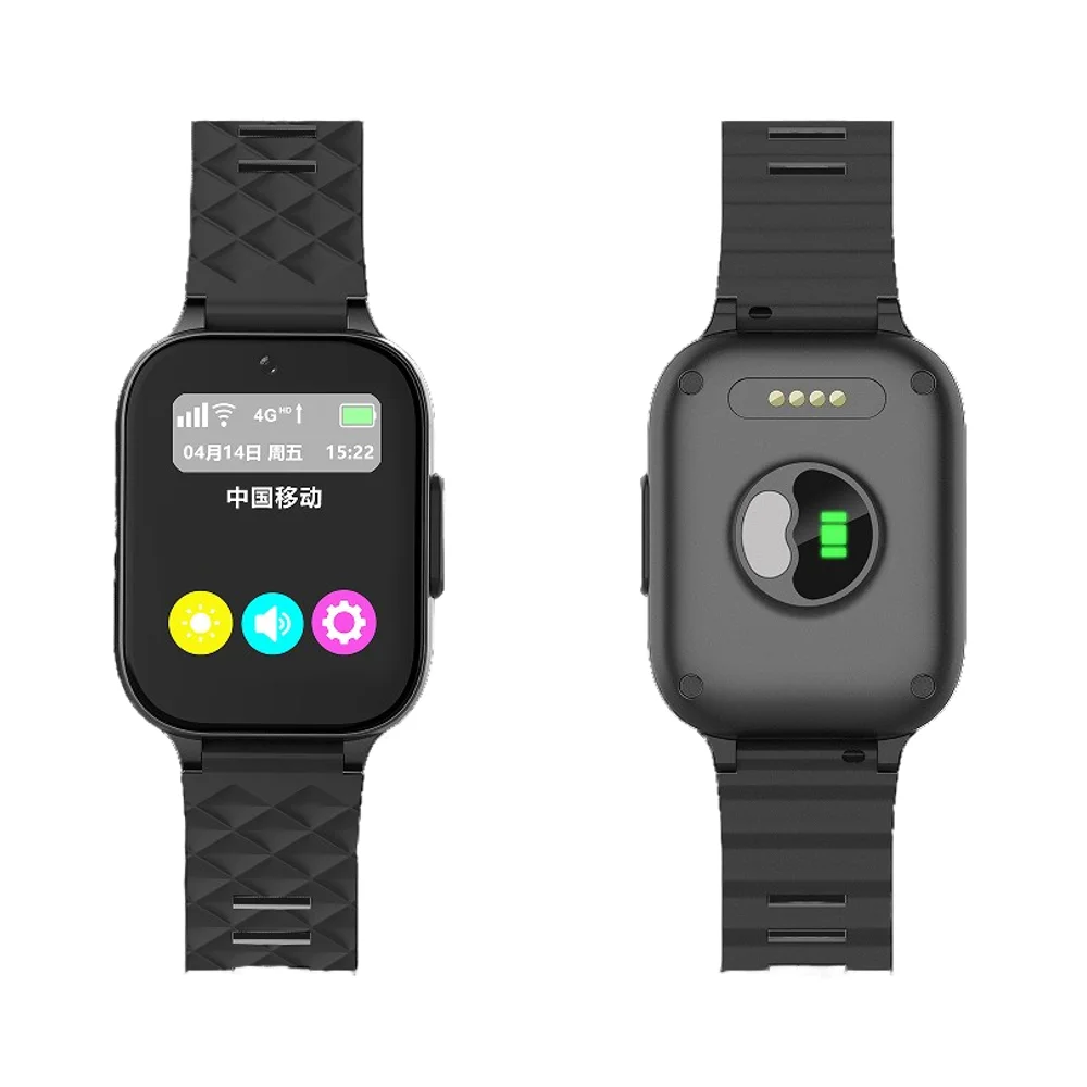 Smart GPS Watch with Anti-Lost Positioning Heart Rate Blood Pressure Body Temperature Monitoring Security Protection Product