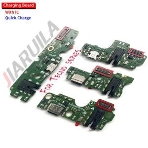 Charging Port for Tecno Pop 3 Plus BB4 5 Spark 5 Air KD6 6 Go KE5 7 9 Pro 20 Pro Plus KG7 20C BG7 Go1 Phone Spare Parts Pack of 10