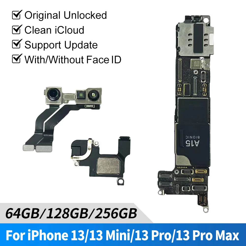 I Phone 13 Motherboard Mobile Phone Motherboard With Face Id /13 Pro/13 Pro Max 128G/256G 512G Motherboard for Iphone 13 - Image 2