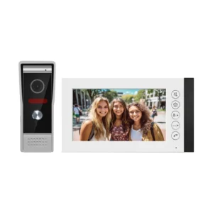 Ahd Doorbell Video 1 Monitor Camera Doorbell 4 Wire Wired Villa Door Intercom 1080p Video Cameras