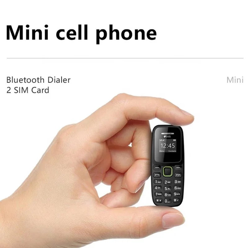 BM310 Mini Mobile Phones Dual SIM Card Slots 2G GSM 0.66 Inch Bluetooth-compatible Cellphone Headphone Automatic Call Recording Pack of 5 - Image 4
