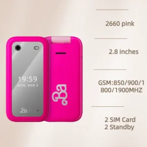 Best-Selling 2660 Flip Feature Phone New Mobile Phone with Spanish Operating Language GSM 2G