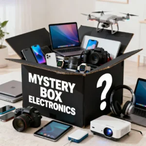 Random Blind Box Surprise Gift Lucky Mystery Product Include Phone Tablet Laptop TV Smart Watch Earphone for Christmas