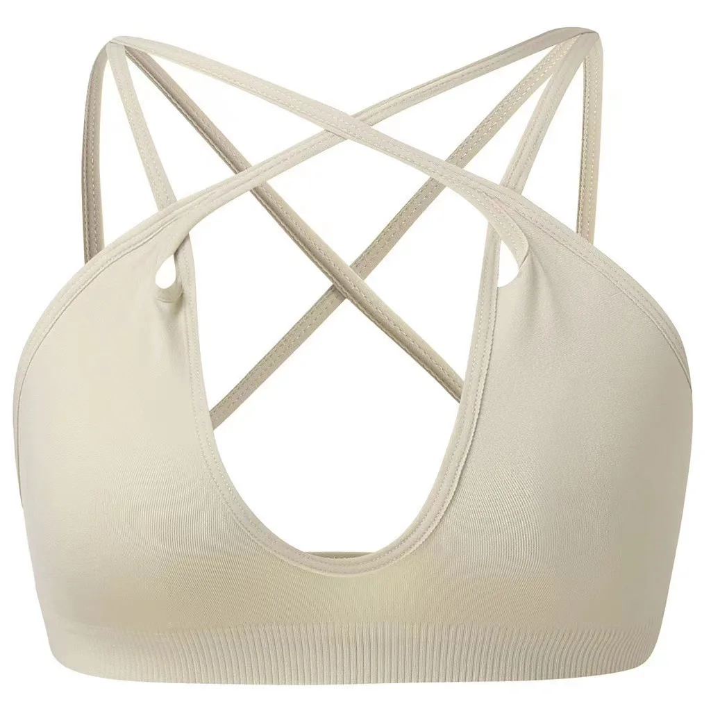 Beautiful Summer Sports Vest Seamless Back Steel Ring Comfortable Soft Bra Lightweight Multiple Wearing Methods Breathable - Image 2