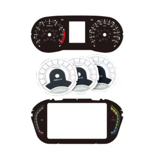 High Quality Custom Digital Speedometer Display Overlay Precision Instrument Panels for Cars New High Silk Screen Printing Pack of 100