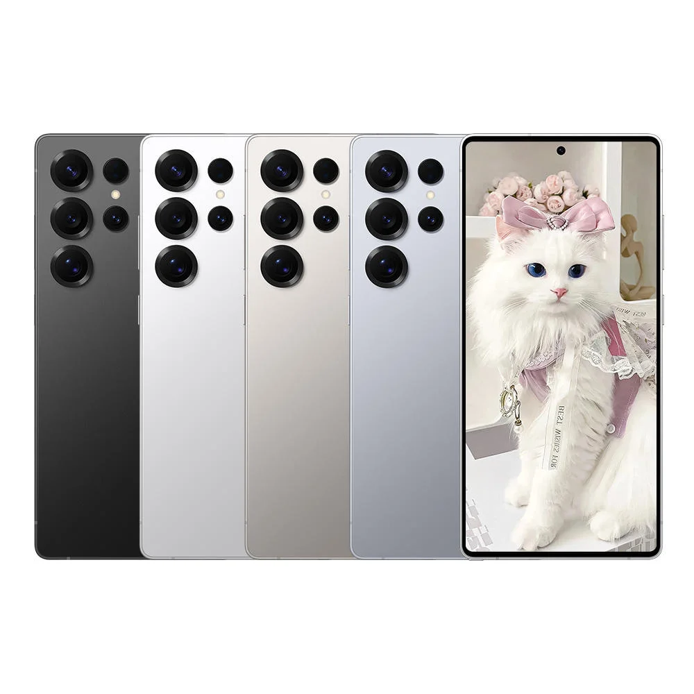 Vivid Colors S25 Ultra 7.3Inch 16GB+1TB 5G Dual SIM Smartphone with HD OLED 90Hz Display LTE Android 13 8000mAh+ Battery